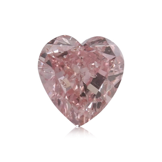 0,31 Karat Fancy Intense Pink HEART Diamant I1 GIA