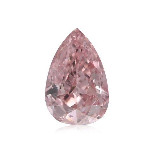 0,13 Karat Fancy Intense Pink Birnenförmiger Diamant (SI1) GIA