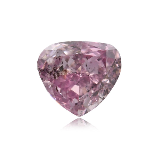 0,11 Karat Fancy Purple Pink Heart Diamant (I1) GIA