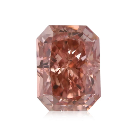 0,26 Karat Fancy Deep Orange Pink Radiant Diamant SI2 GIA