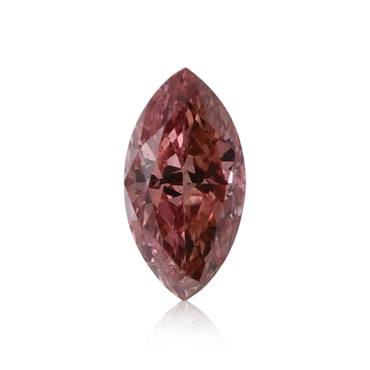 0,17 Karat Fancy Deep Orange Pink Marquise-Diamant I1 GIA