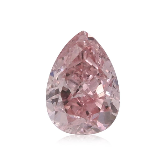 0,14 Karat Fancy Intense Pink Birnenförmiger Diamant (SI2) GIA