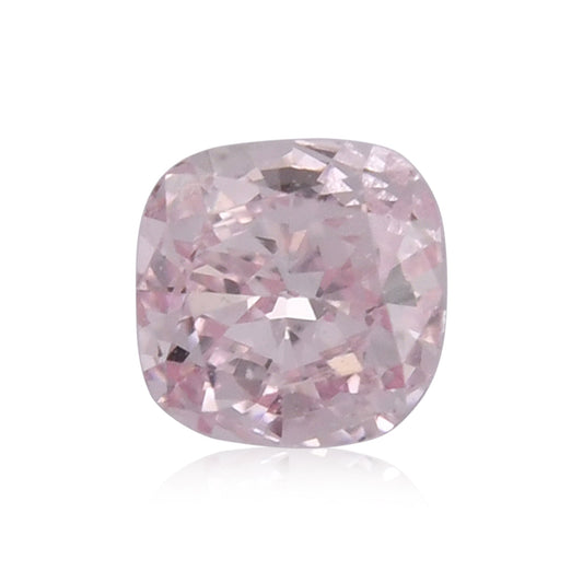0,17 Karat Fancy Purplish Pink Cushion Diamond VVS1 GIA