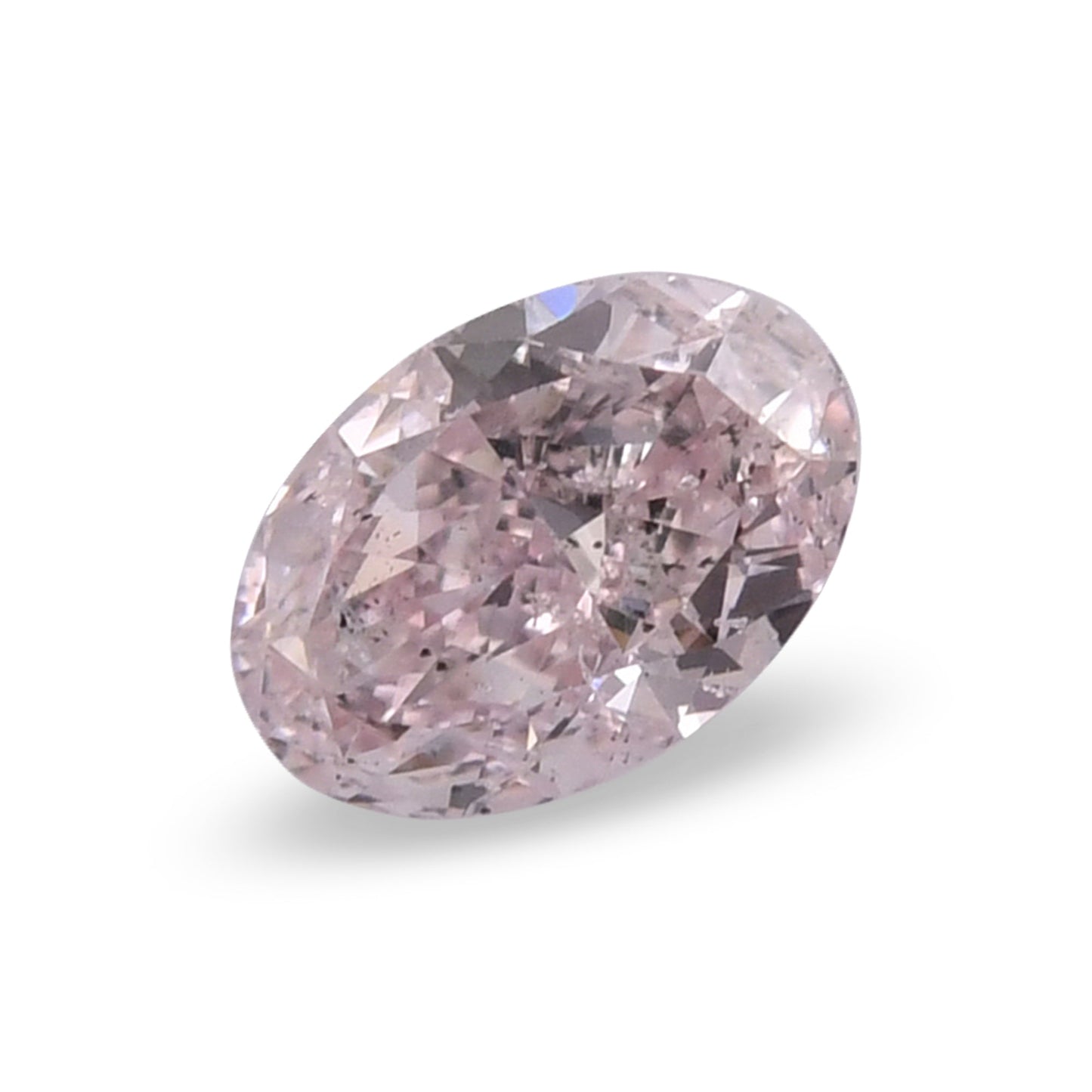 0.51 Carat Light Pink Oval Diamond SI2 GIA