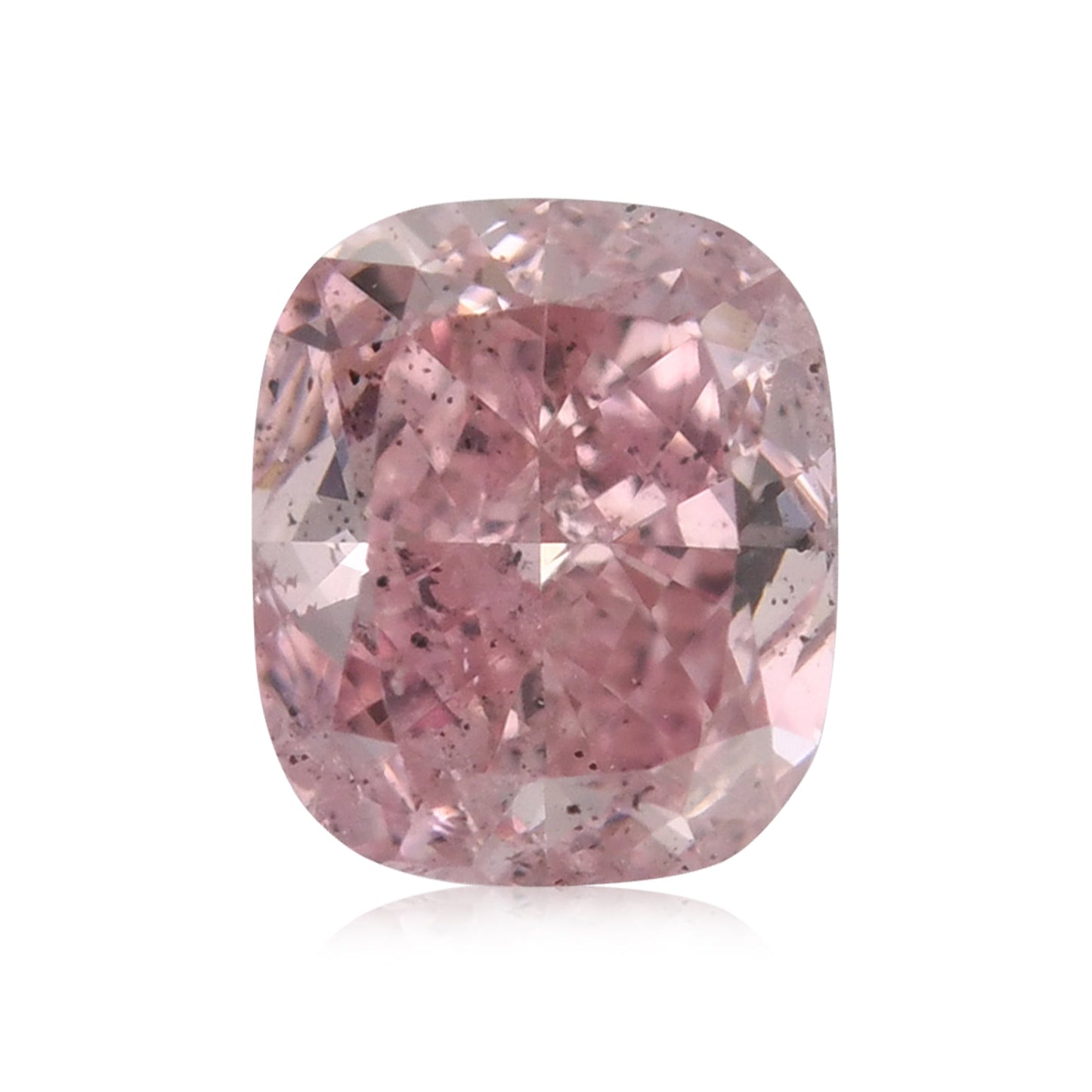 0,50 Karat Fancy Pink Cushion Diamant I1 GIA
