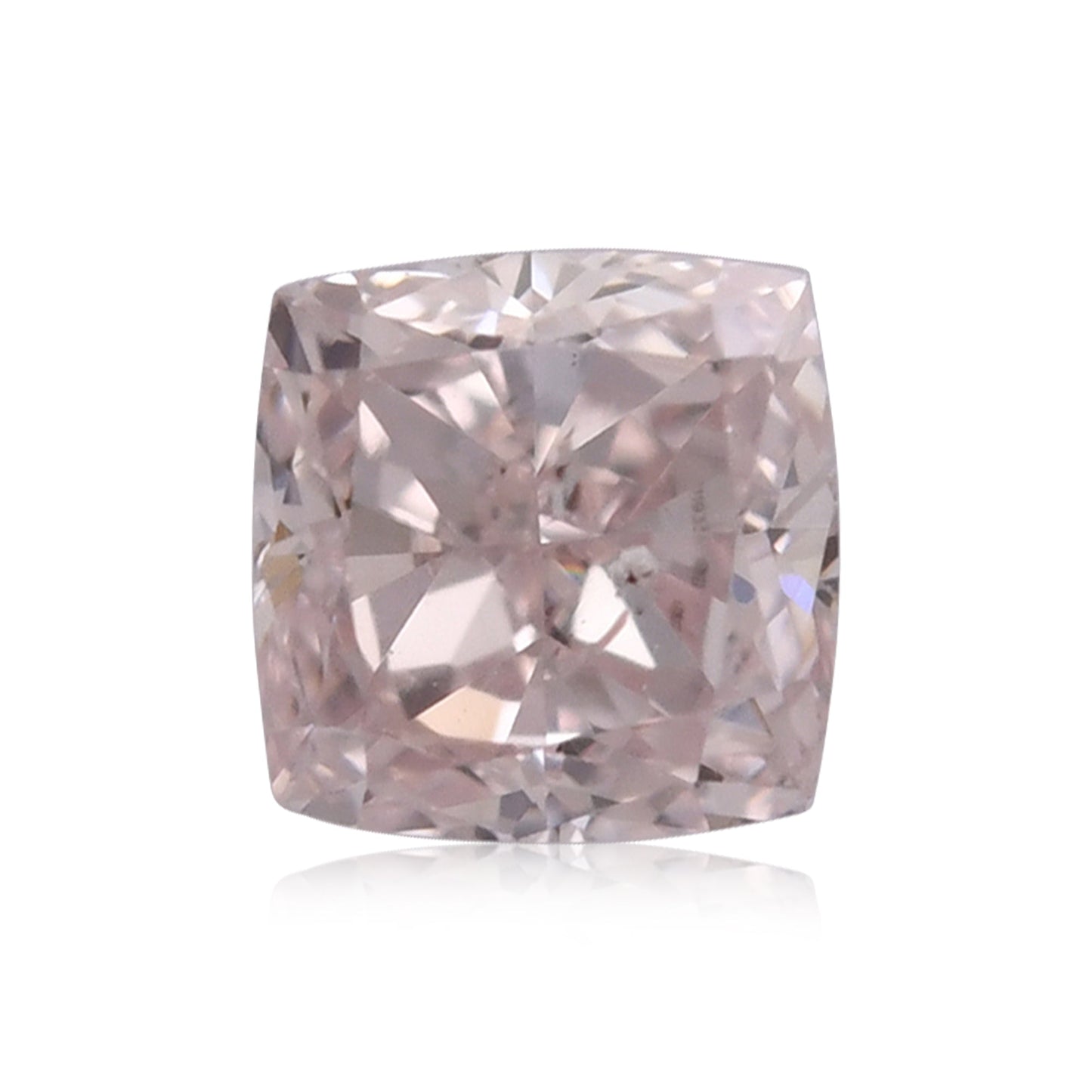 0,15 Karat hellrosa Kissen-Diamant SI2 GIA