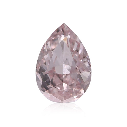 0,15 Karat Fancy Light Orange Pink Birnenförmiger Diamant SI1 GIA