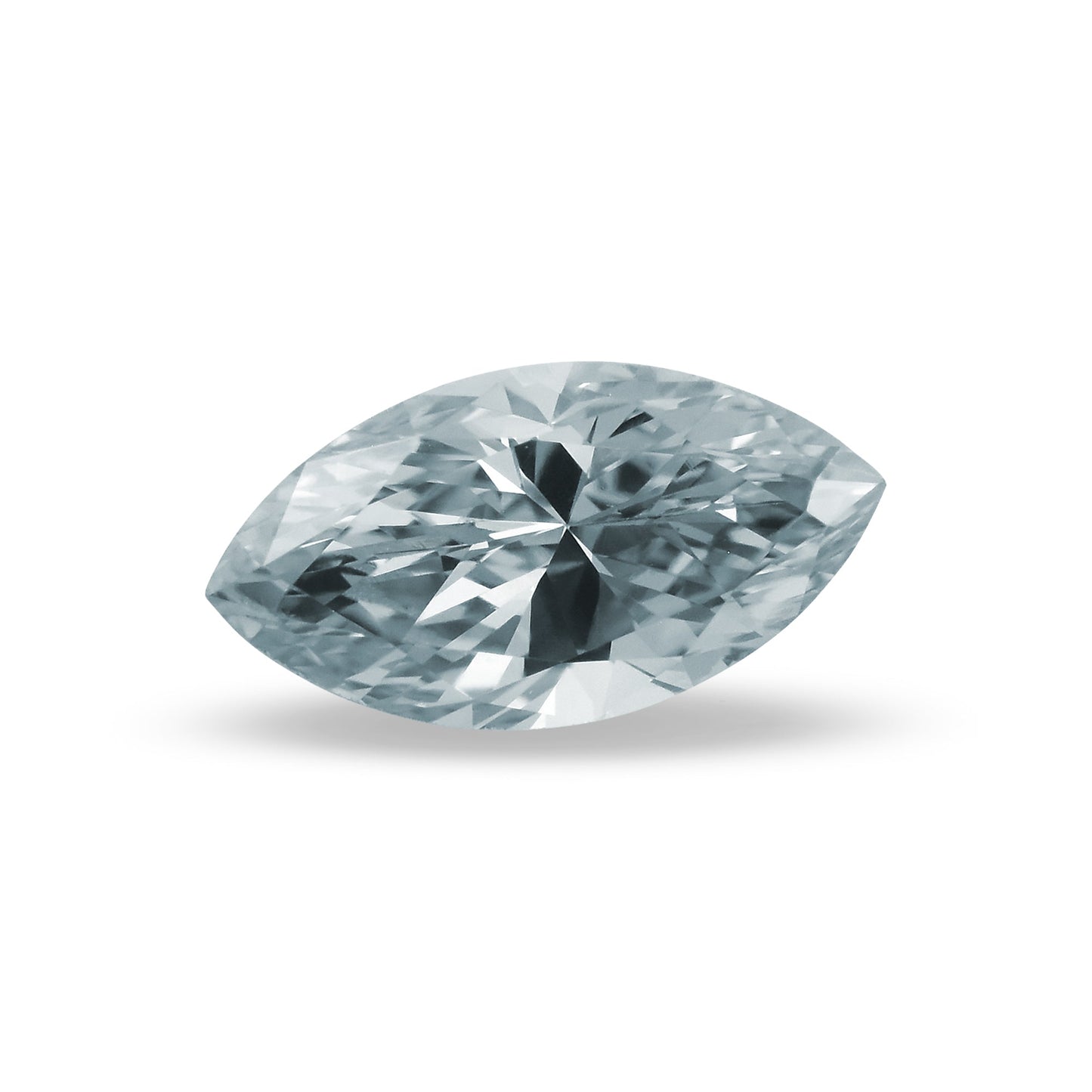 0.34 Carat Fancy Gray Blue Marquise Diamond (VS2) GIA
