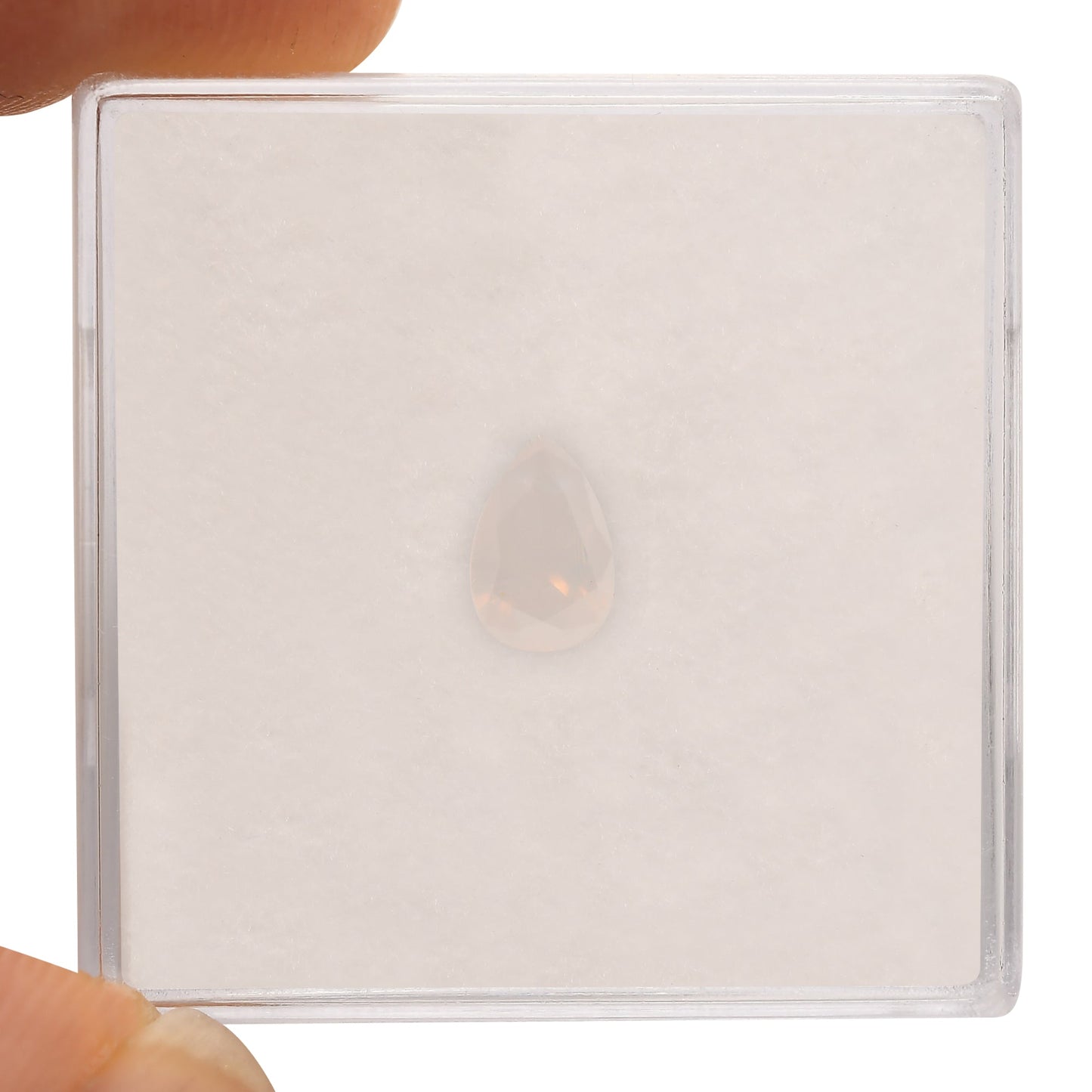 0.43 Carat Fancy White Pear Diamond  GIA