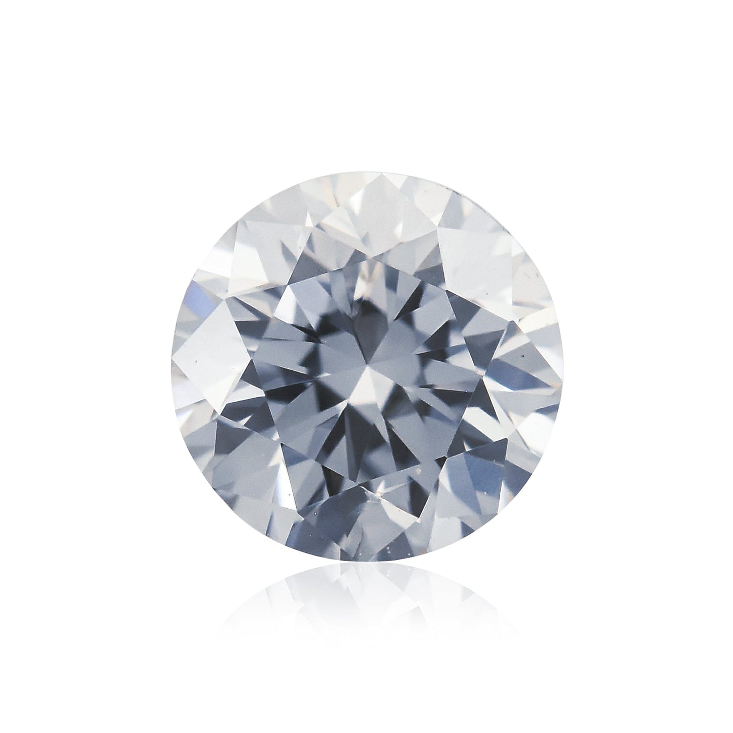 0.23 Carat Fancy Light Gray Blue Round Brilliant Diamond (SI1) GIA