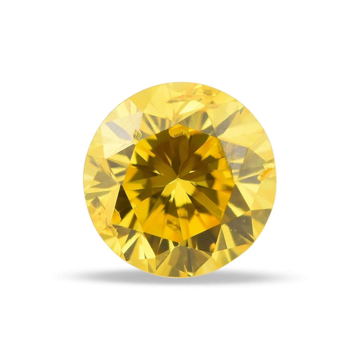 0,24 Karat Fancy Vivid Orange Yellow Brillant (SI1) GIA