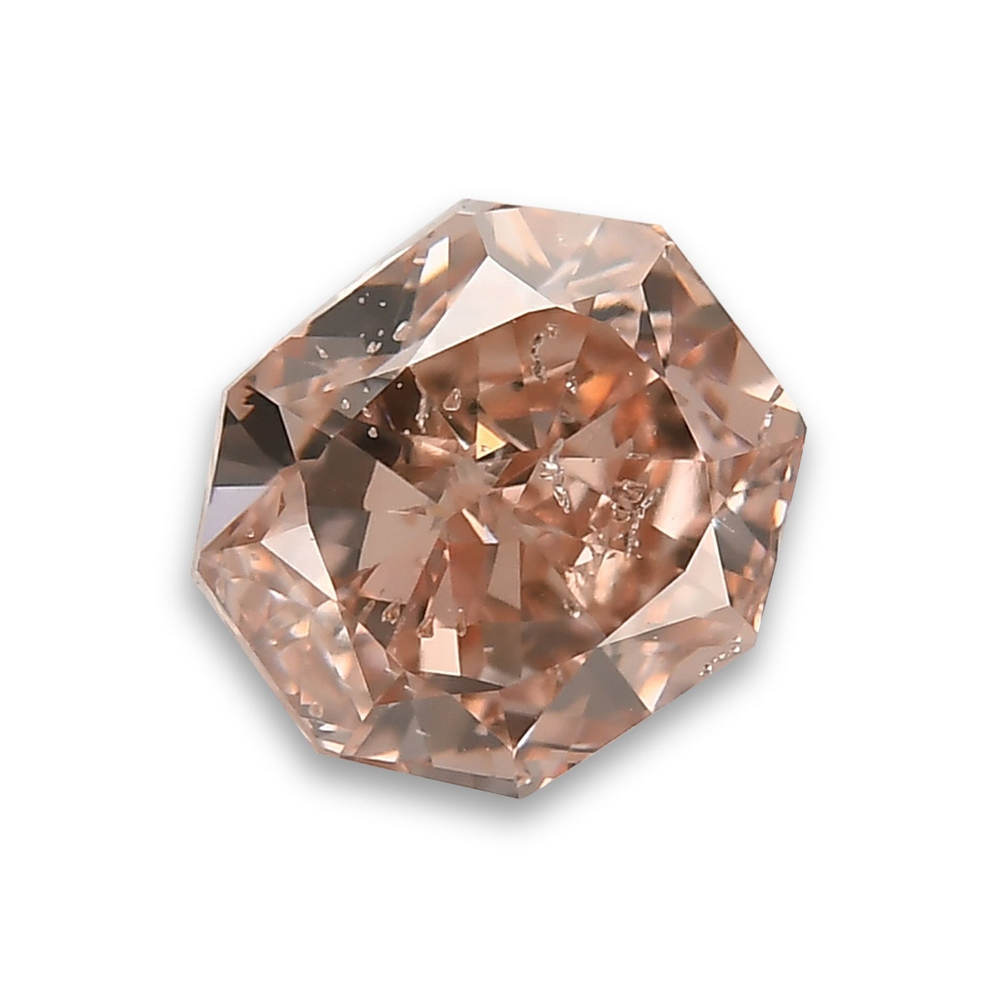 1,05 Karat Fancy Brown Pink Radiant Diamant (SI2) GIA