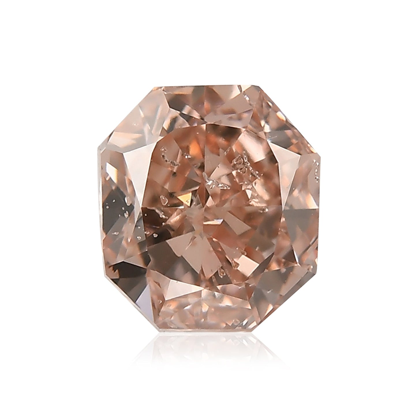 1,05 Karat Fancy Brown Pink Radiant Diamant (SI2) GIA