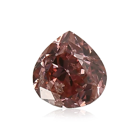 0,41 Karat Fancy Deep Pink Birnenförmiger Diamant SI2 GIA