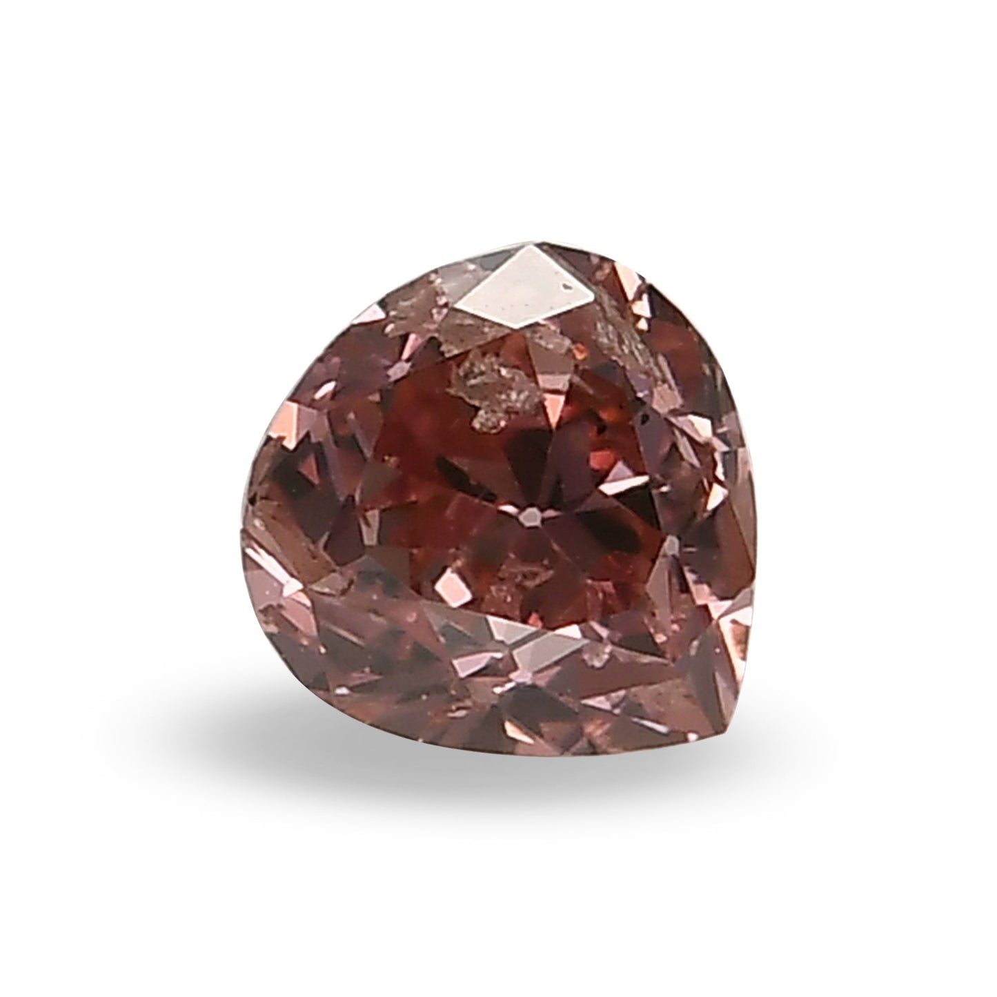 0,41 Karat Fancy Deep Pink Birnenförmiger Diamant SI2 GIA