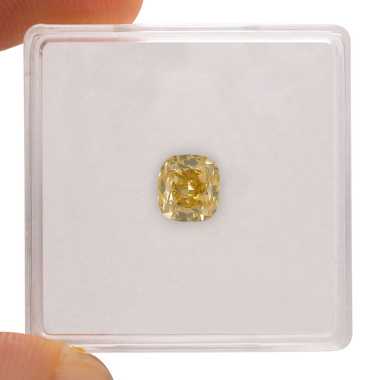1.01 Carat Fancy Brownish Yellow Cushion Diamond SI1 GIA