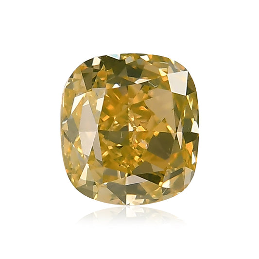 1,01 Karat Fancy Brownish Yellow Cushion Diamond SI1 GIA