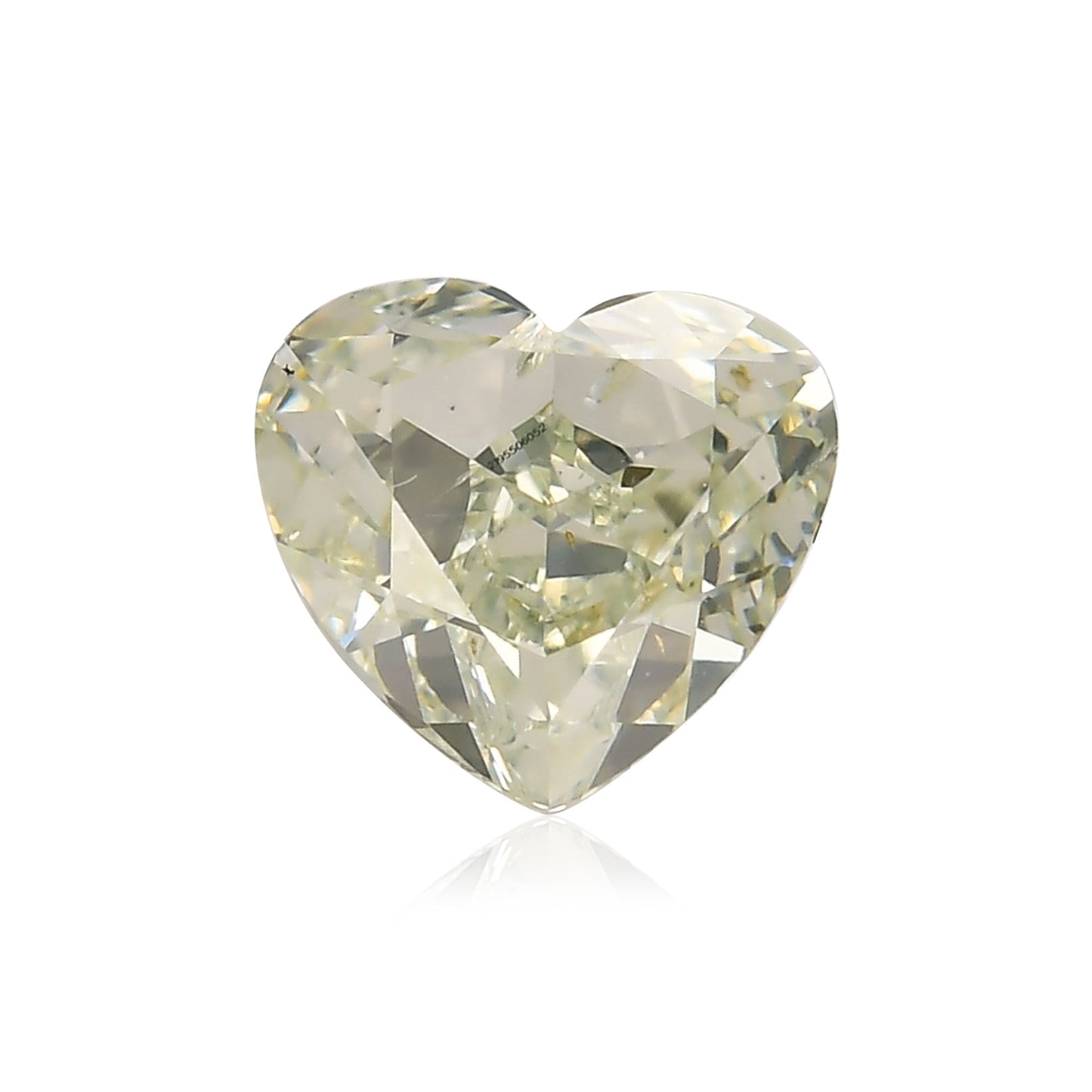 1,02 Karat Fancy Light Green Heart Diamant SI2 GIA
