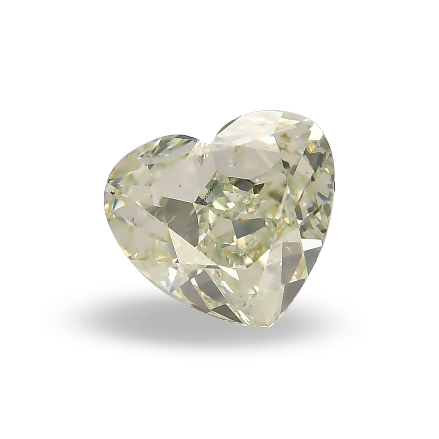 1,02 Karat Fancy Light Green Heart Diamant SI2 GIA