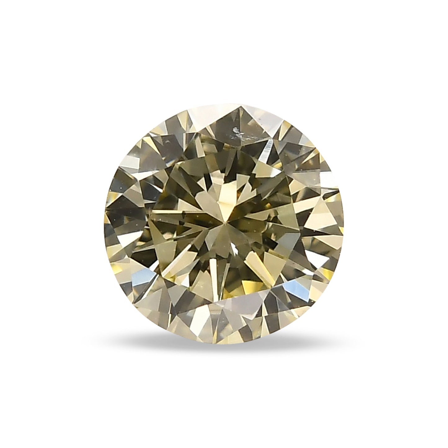 0,63 Karat Fancy Light Yellow Rundbrillant (VS1)