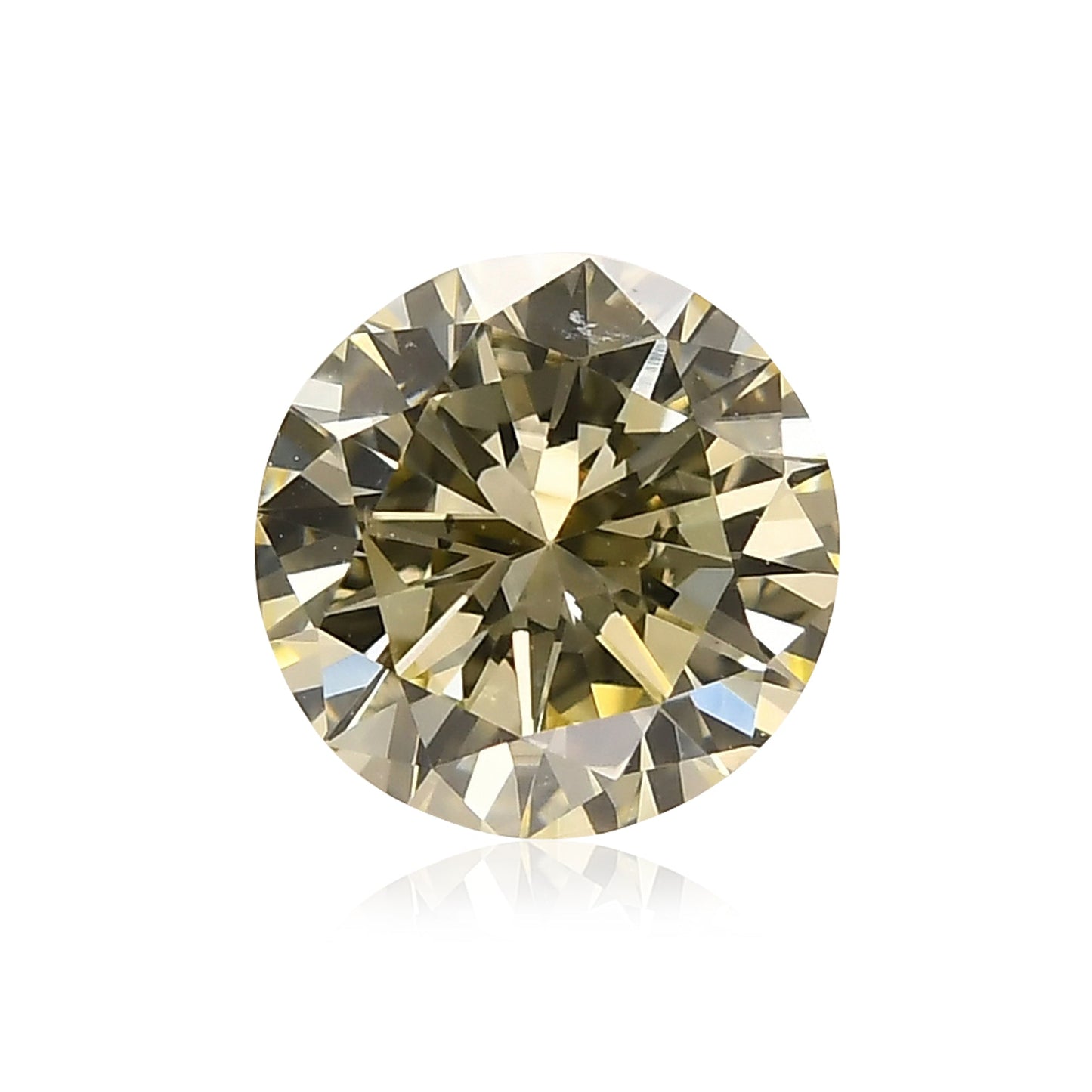 0,63 Karat Fancy Light Yellow Rundbrillant (VS1)