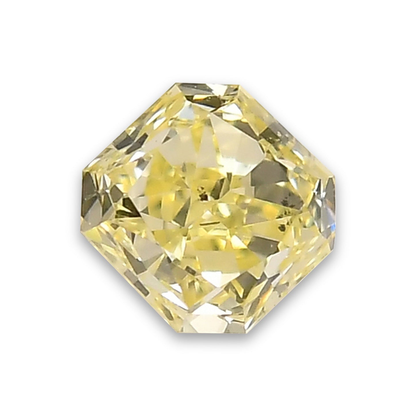 0.40 Carat Fancy Light Yellow Radiant Diamond (SI2)