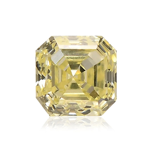 0,37 Karat Fancy Light Yellow Asscher Diamant (VS1)