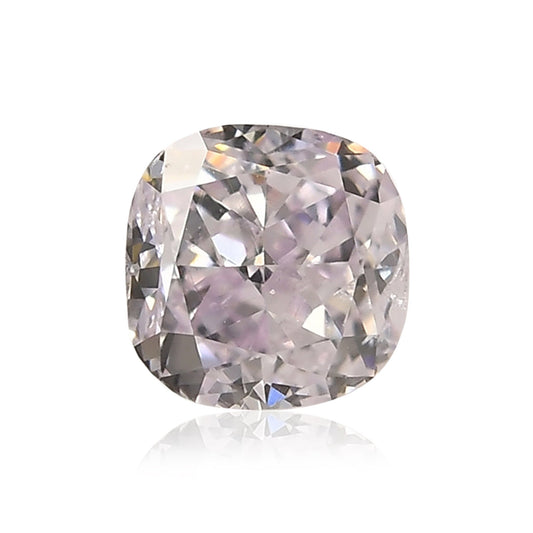 0,51 Karat Fancy Light Purplish Pink Cushion Diamant SI2 GIA