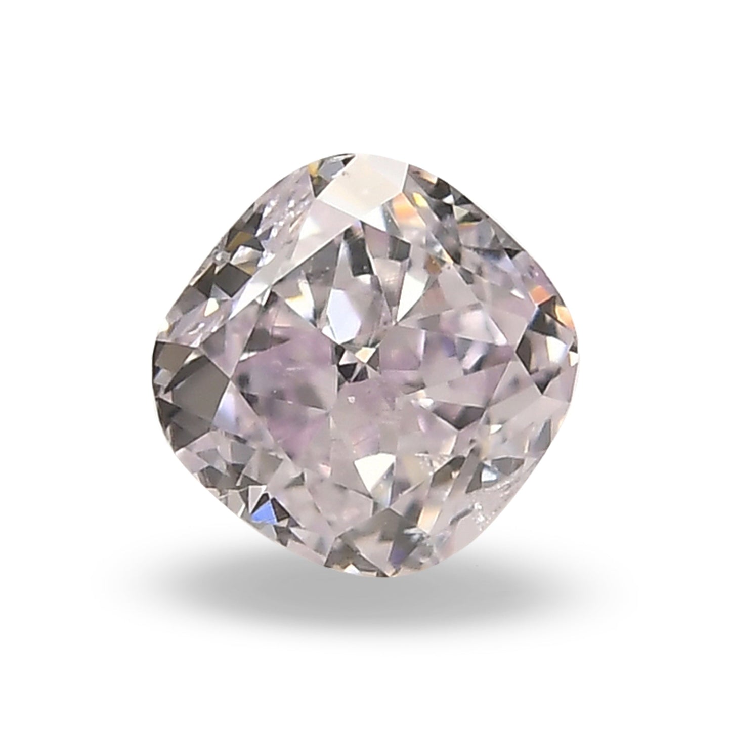 0,51 Karat Fancy Light Purplish Pink Cushion Diamant SI2 GIA