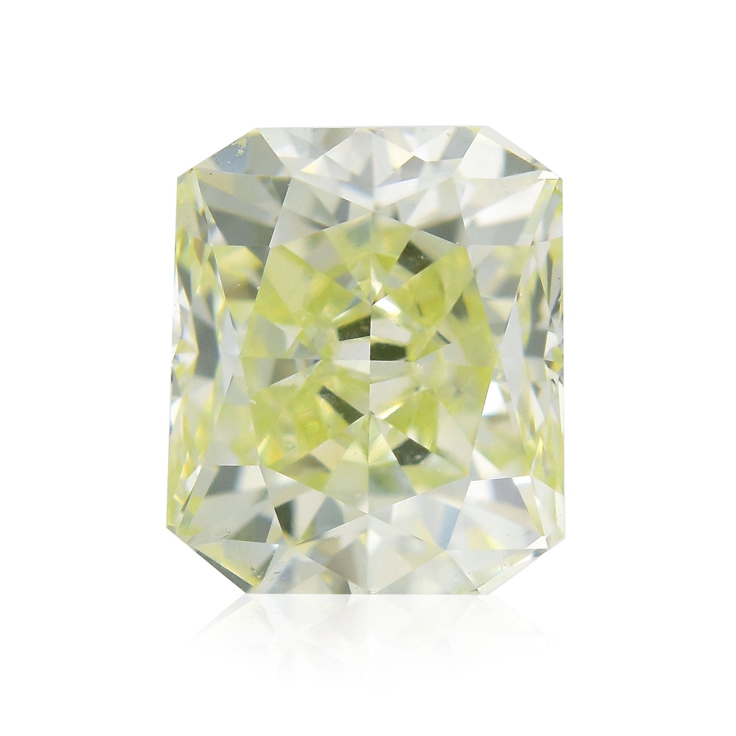 0,80 Karat hellgrün-gelber strahlender Diamant VS1 GIA