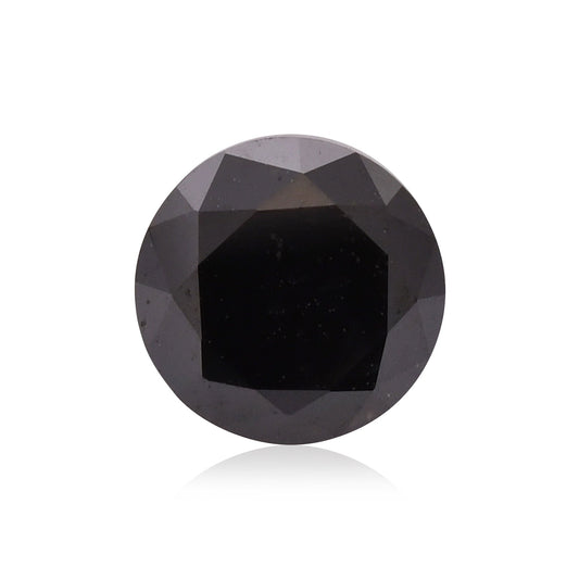 1,38 Karat Fancy Black Brillant-Diamant, GIA-zertifiziert