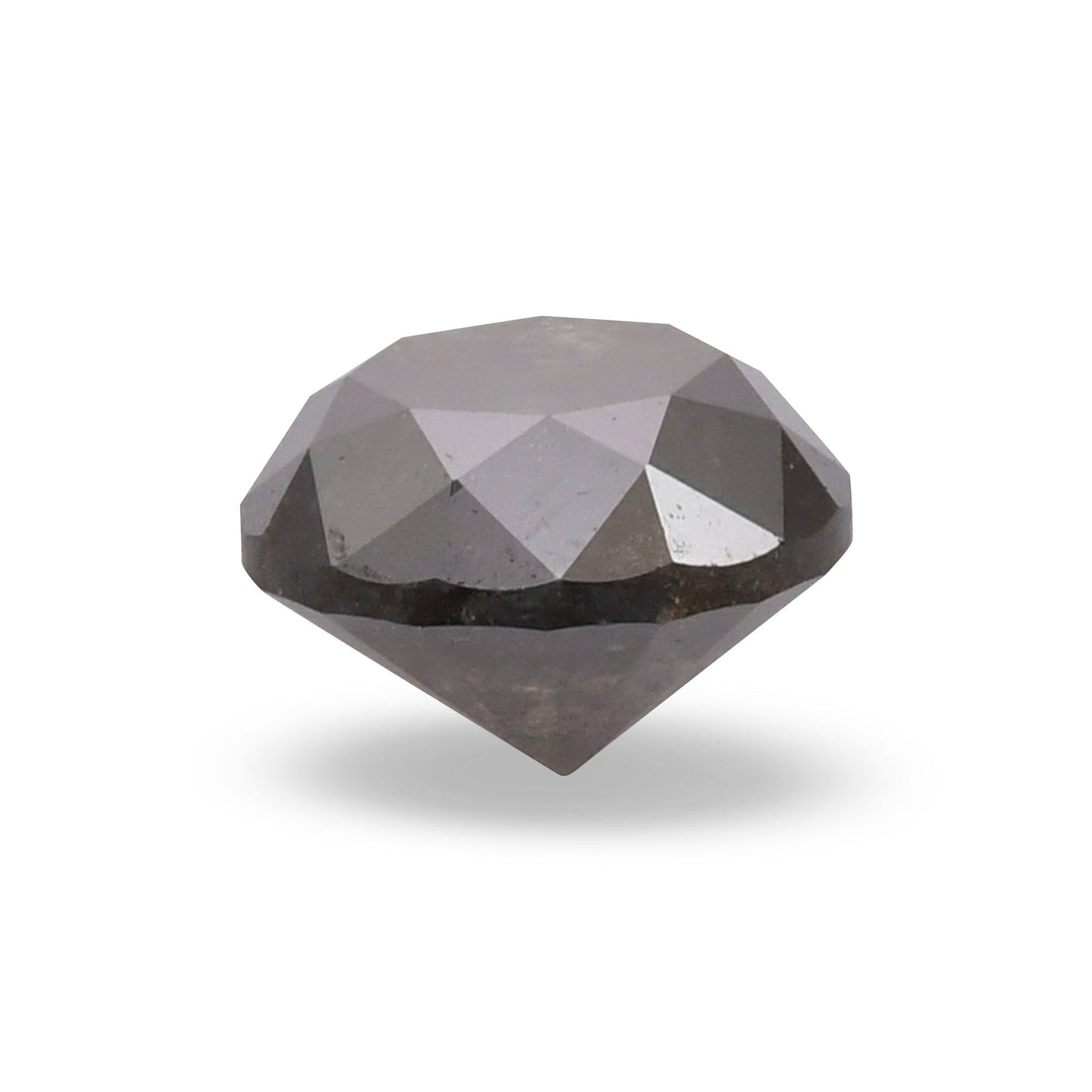 1.27 Carat Fancy Black Round Brilliant Diamond  GIA