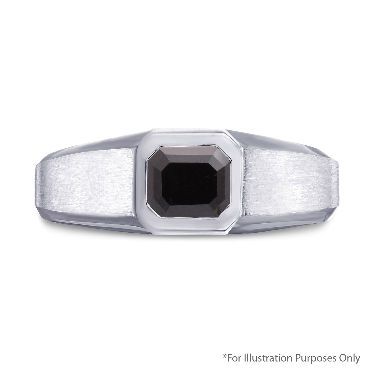 1,10 Karat Fancy Black Emerald Diamond GIA