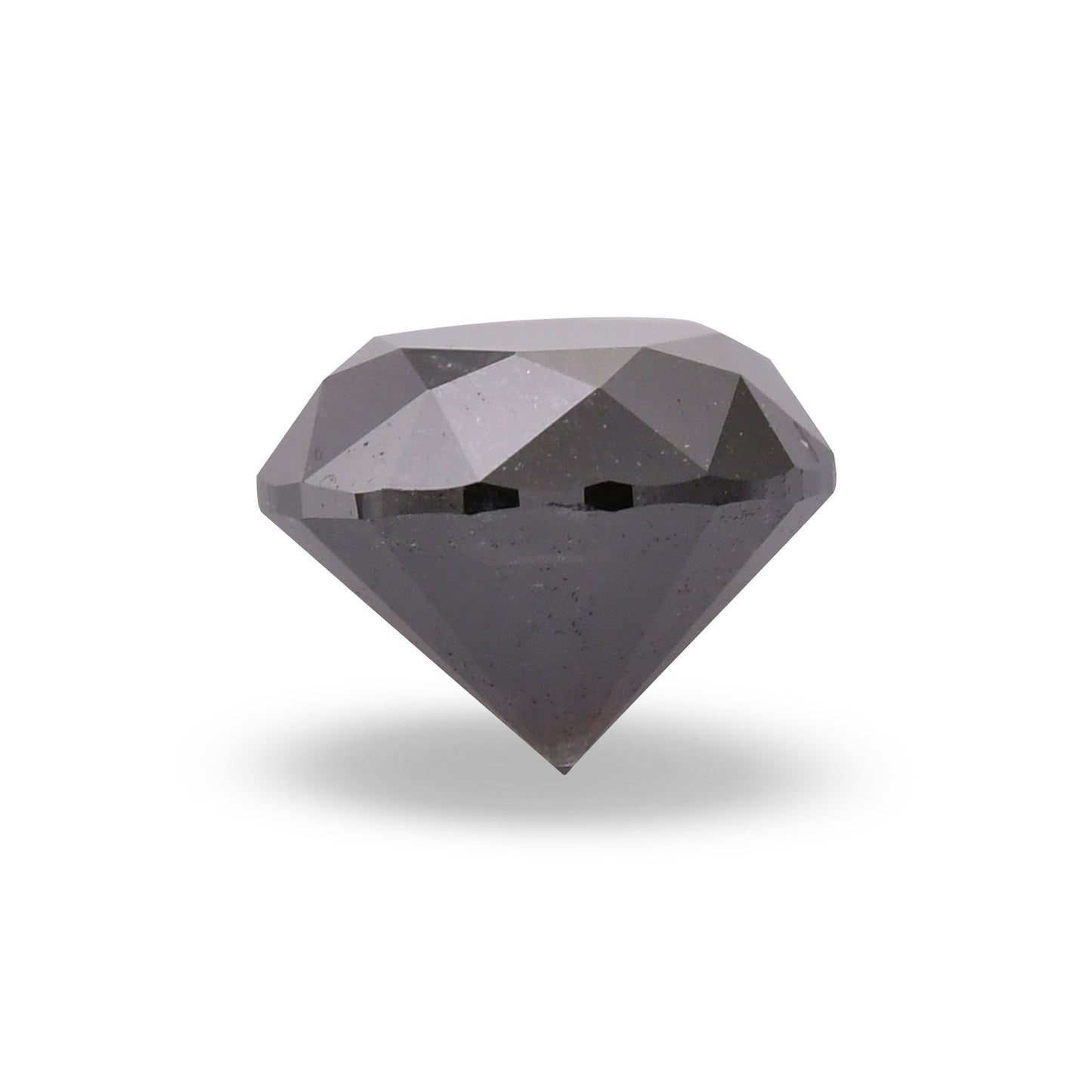1.72 Carat Fancy Black Round Brilliant Diamond  GIA