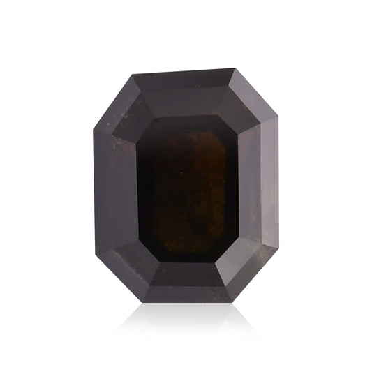 1,30 Karat Fancy Black Emerald Diamond GIA