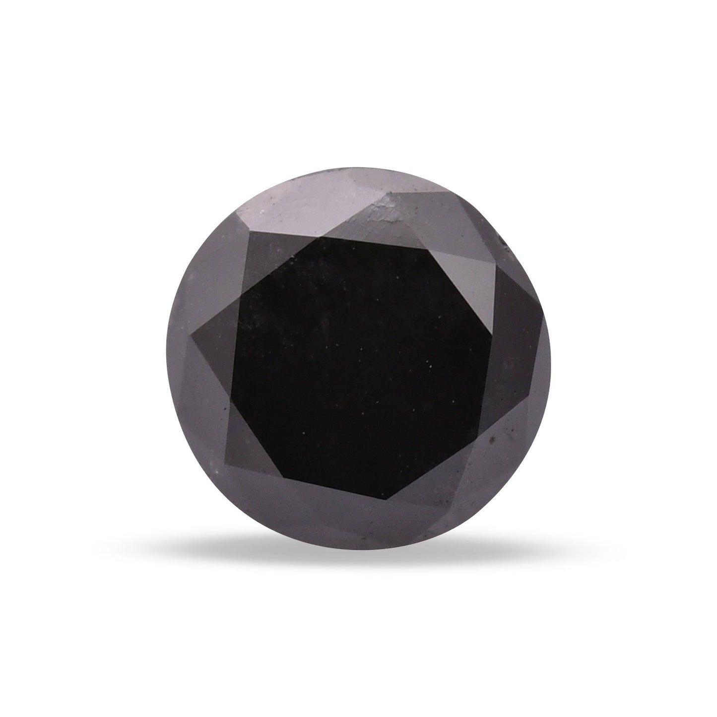 1.86 Carat Fancy Black Round Brilliant Diamond  GIA
