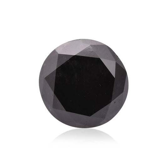 1,86 Karat Fancy Black Brillant-Diamant, GIA-zertifiziert