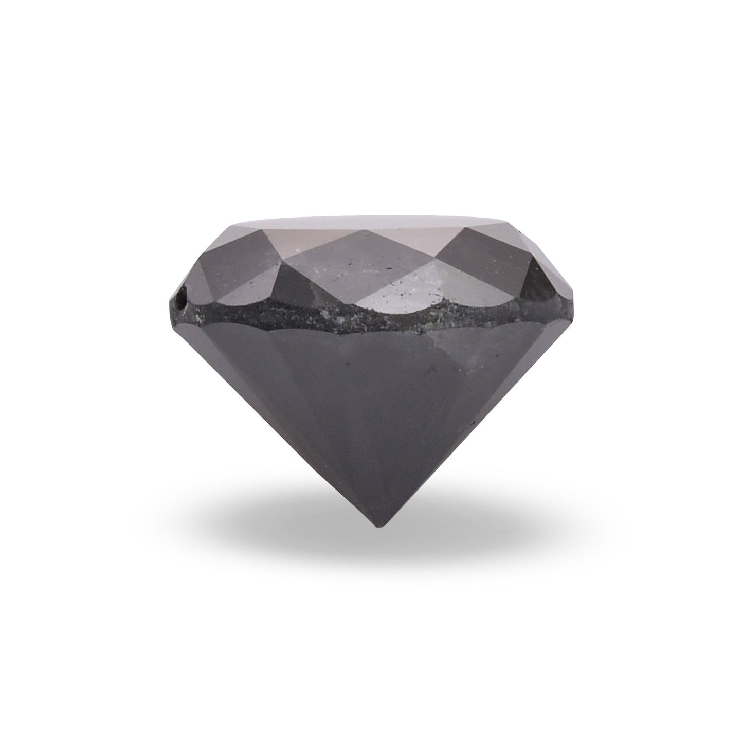 1.86 Carat Fancy Black Round Brilliant Diamond  GIA