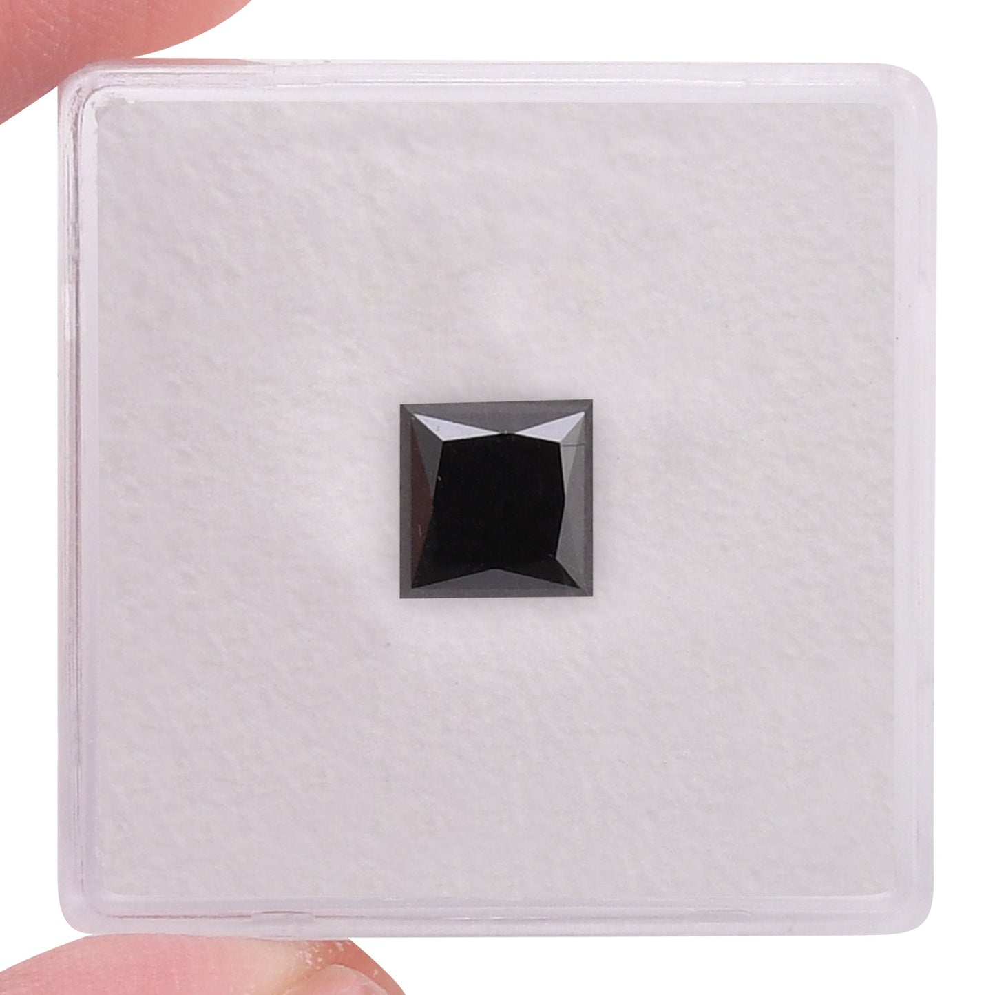 1.47 Carat Fancy Black Princess Diamond  GIA