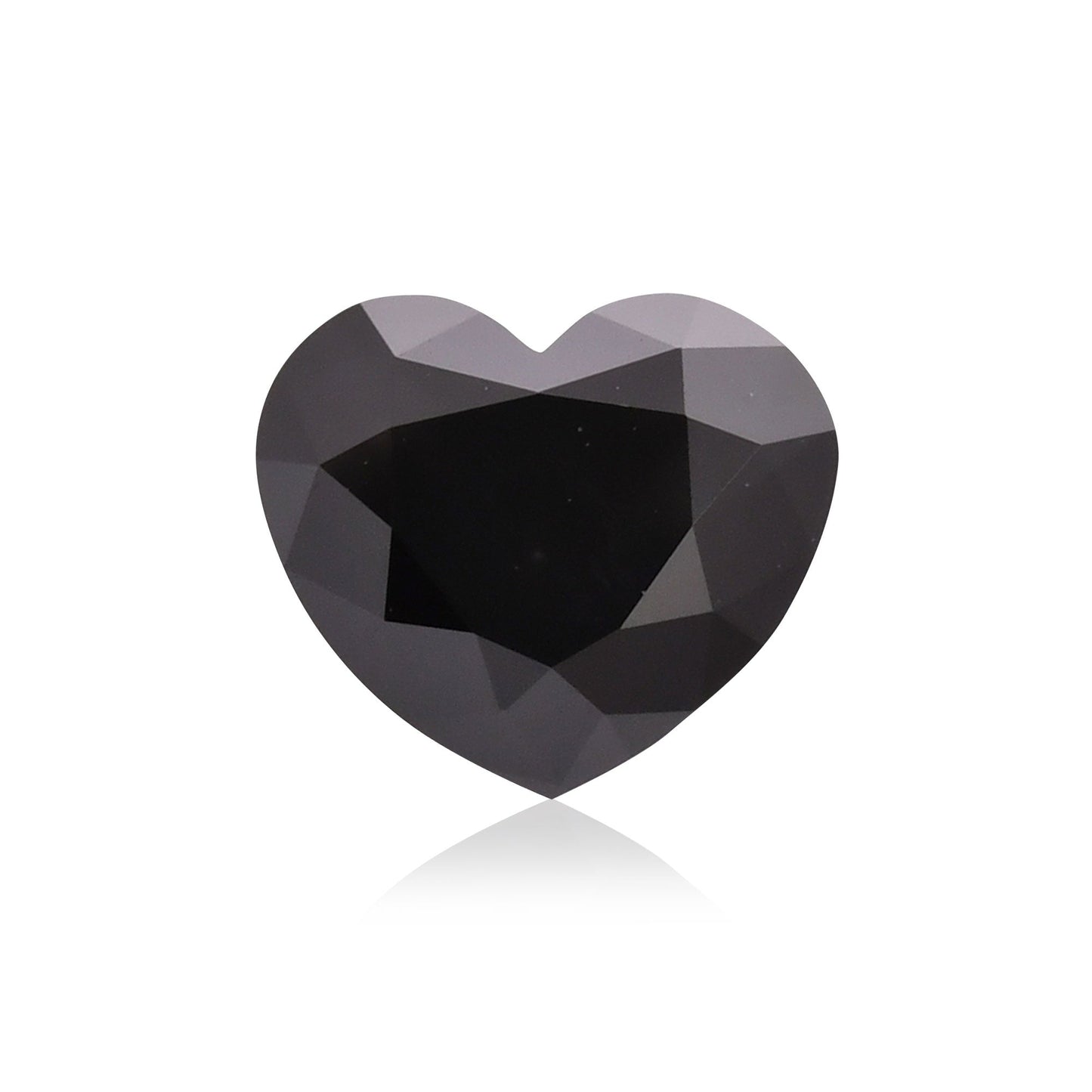1.24 Carat Fancy Black HEART Diamond  GIA