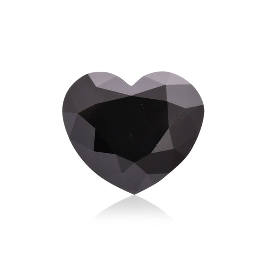 1,24 Karat Fancy Black Heart Diamant GIA