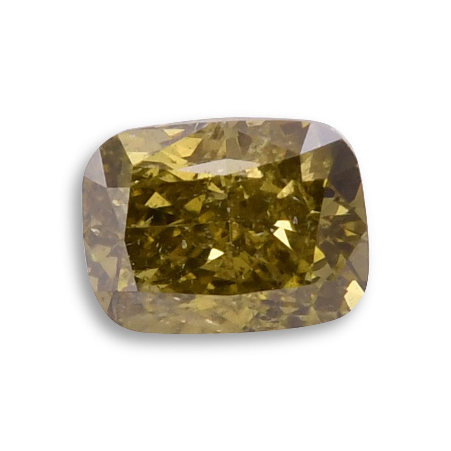 0,69 Karat Chamäleon-Kissen-Diamant (I2) GIA