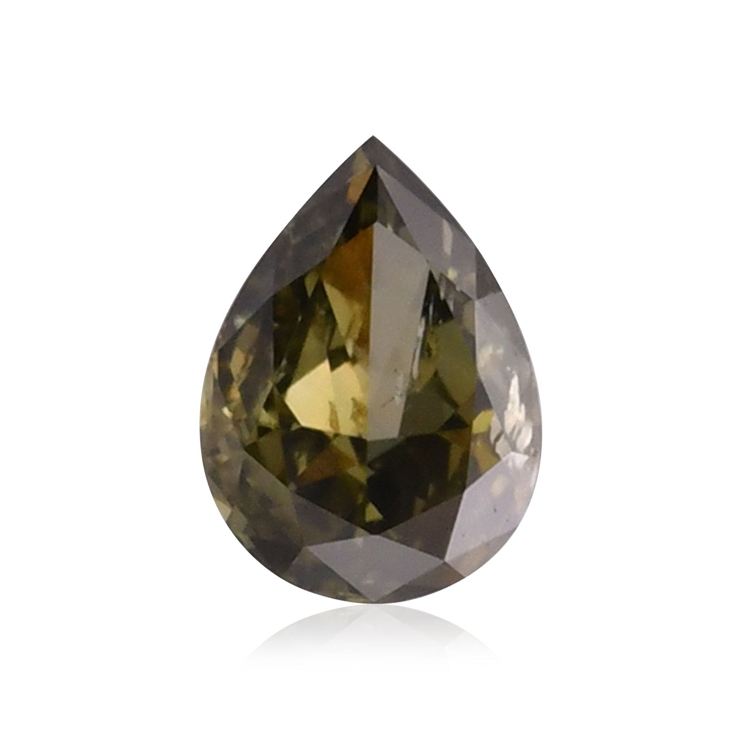 0,39 Karat Chamäleon-Birnen-Diamant (SI2) GIA