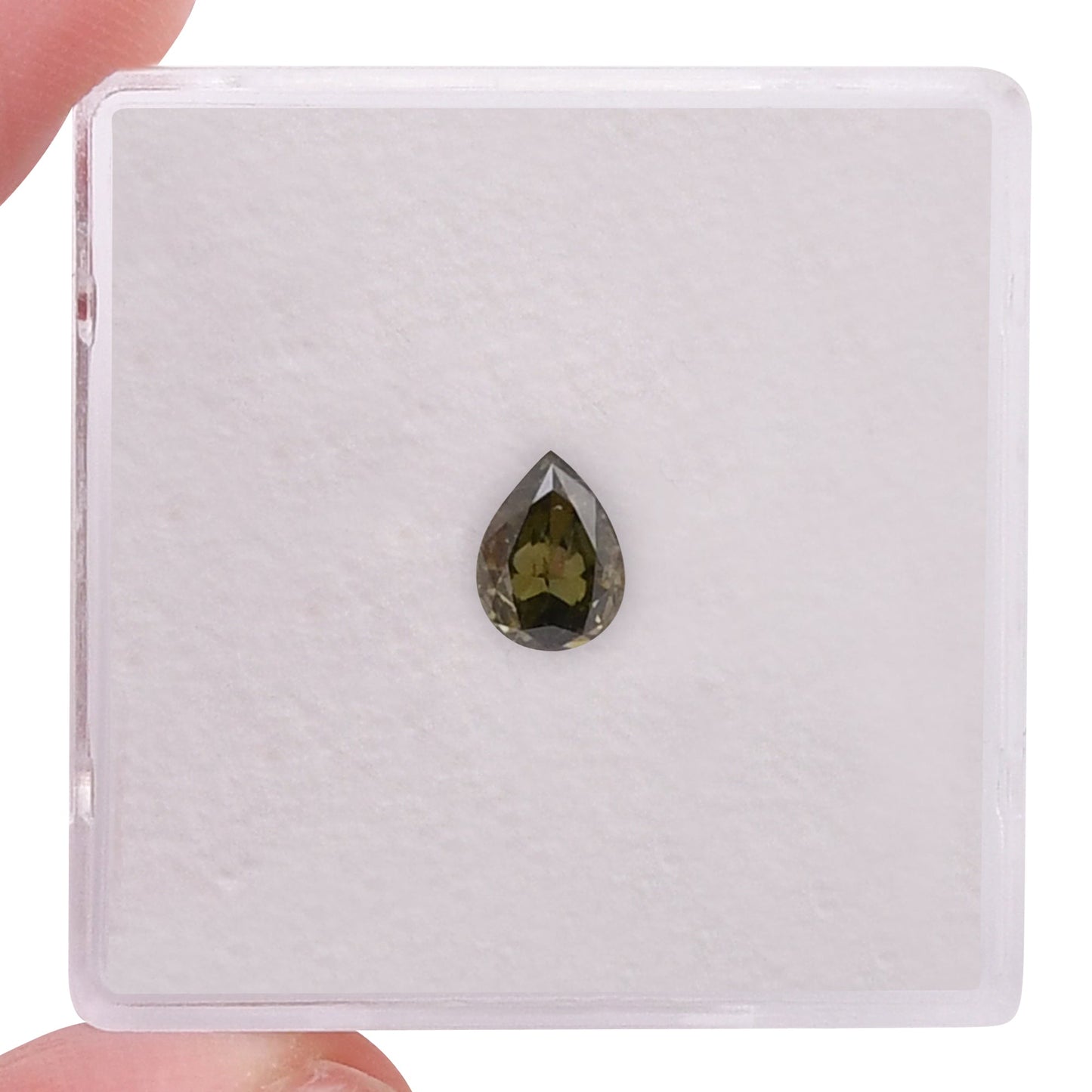 0,39 Karat Chamäleon-Birnen-Diamant (SI2) GIA