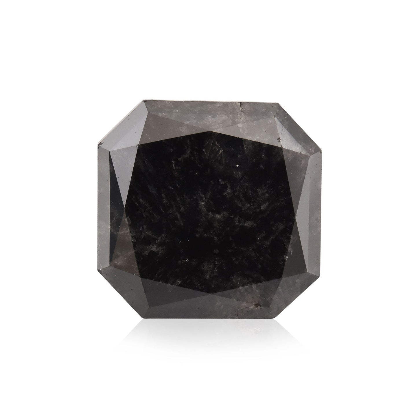 7,27 Karat Fancy Black Radiant Diamant (GIA-geprüft)