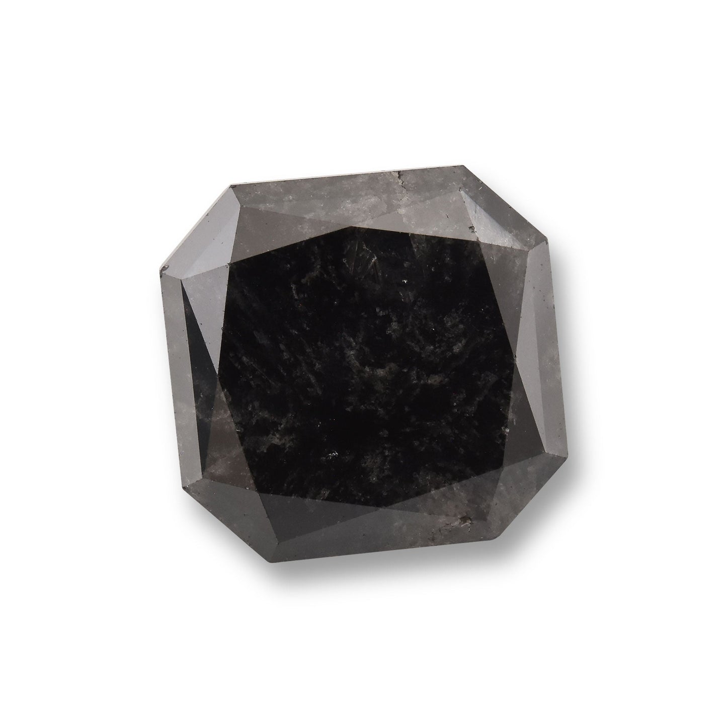7,27 Karat Fancy Black Radiant Diamant (GIA-geprüft)