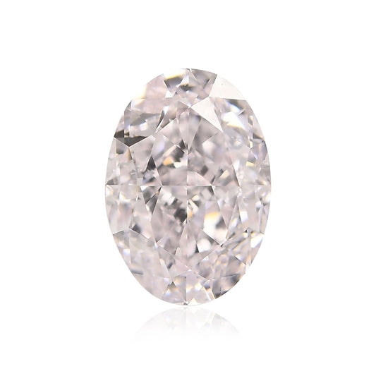 1,27 Karat sehr hellrosa ovaler Diamant FL GIA