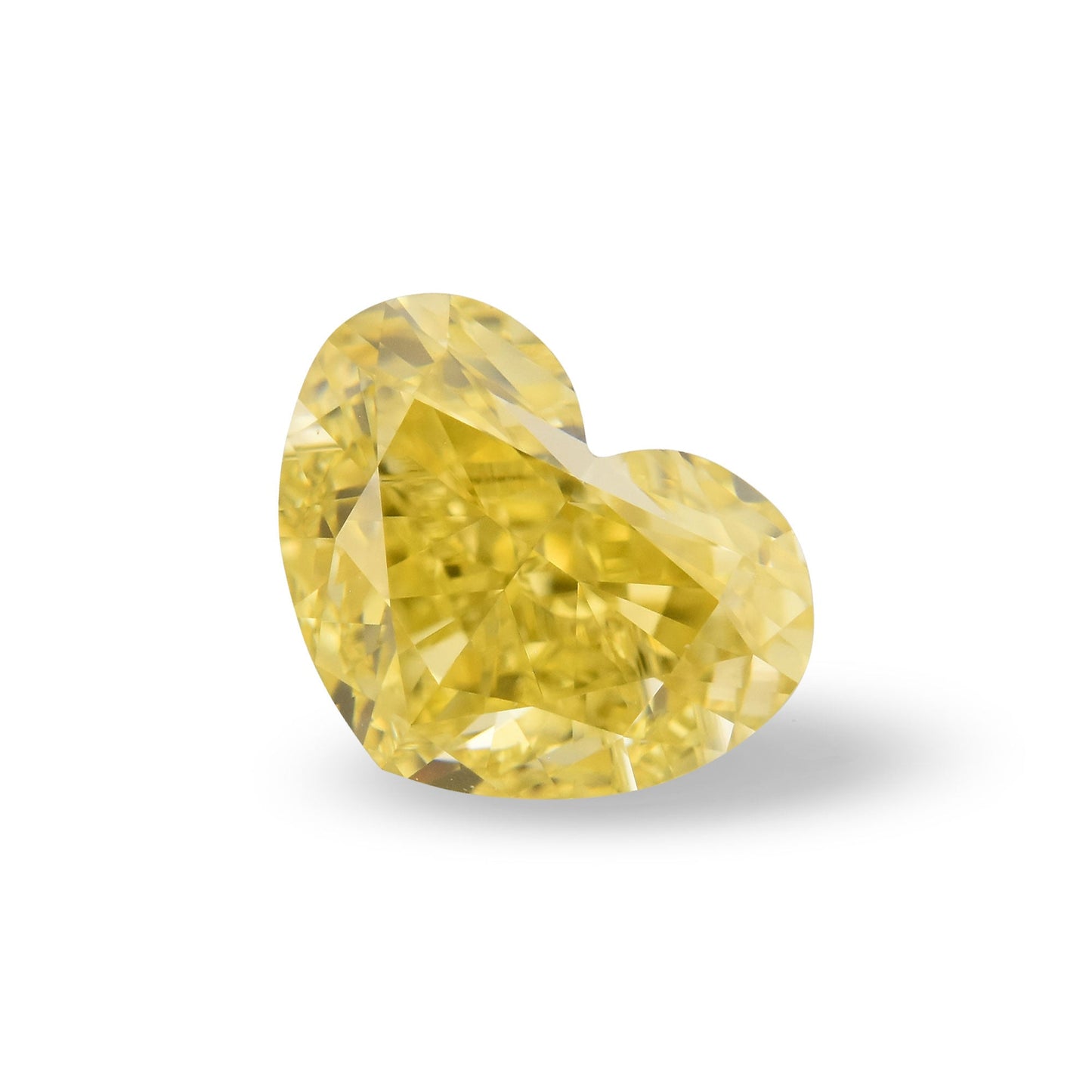 1,01 Karat Fancy Intense Yellow Heart Diamant VS2 GIA