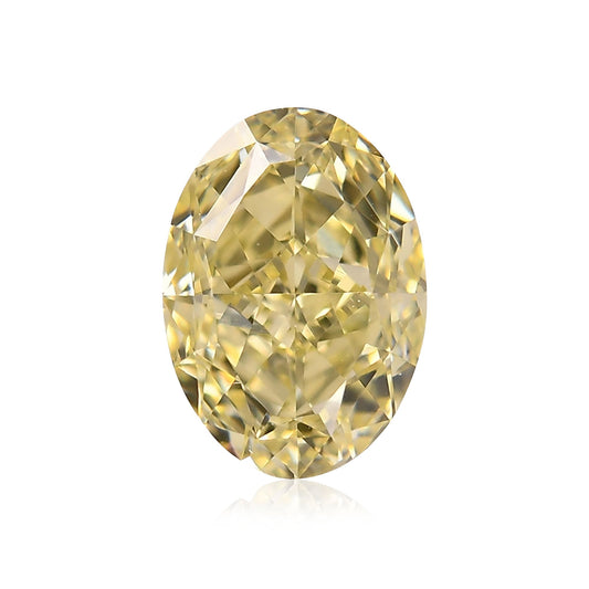 1,09 Karat Fancy Light Yellow Ovaler Diamant VS1 GIA