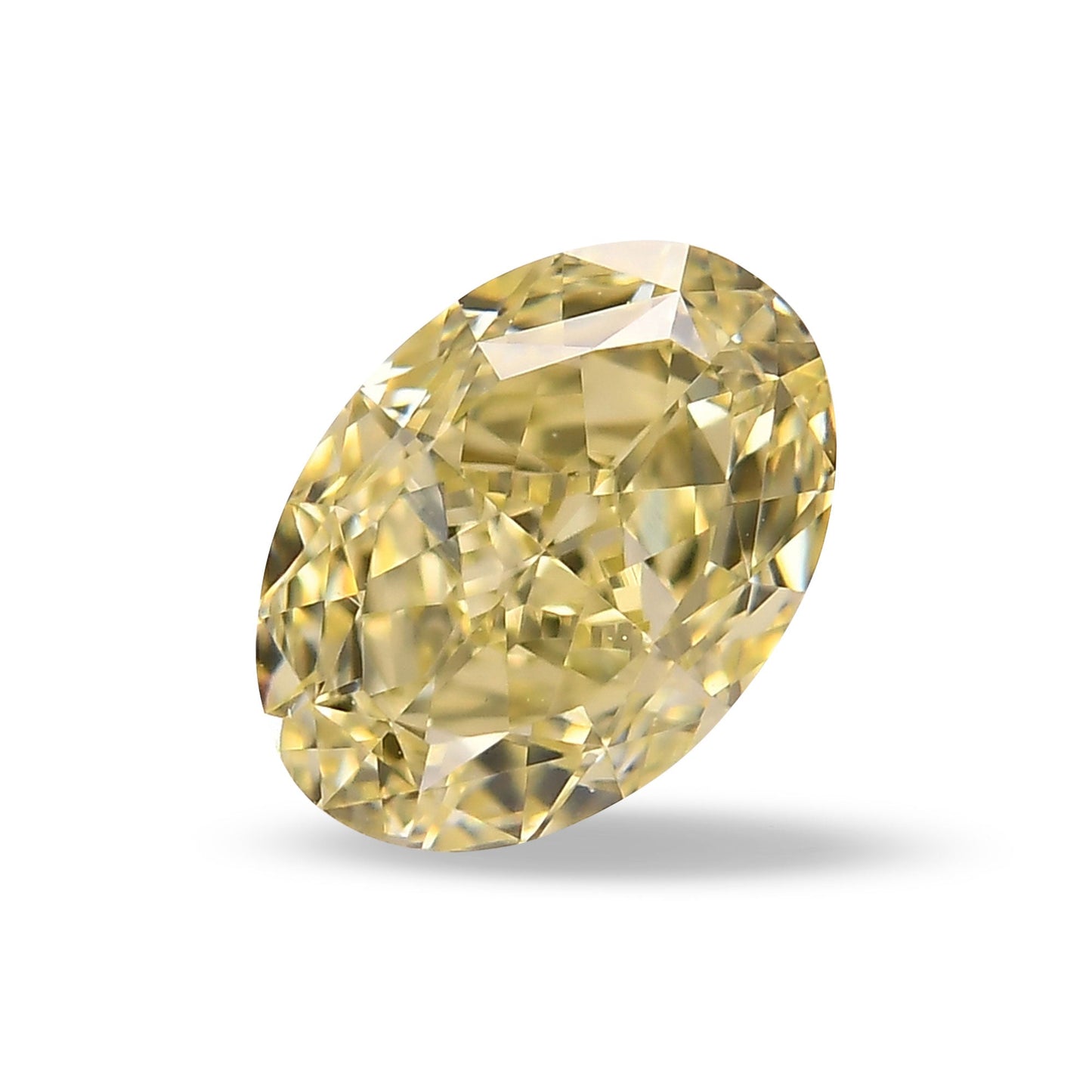 1,09 Karat Fancy Light Yellow Ovaler Diamant VS1 GIA